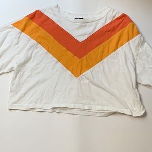 White crop top
